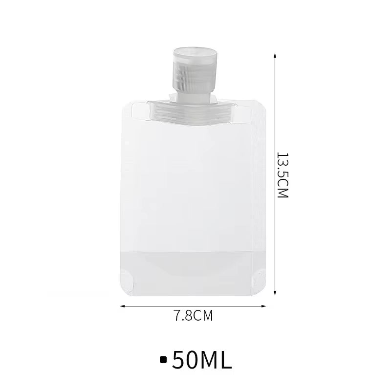 30/50/100Ml Refillable Packaging Bags Travel Essentials Lotion Cosmetics Shampoo Shower Gel Portable Bags Makeup Fluid Bottles