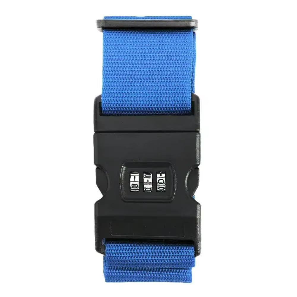 One Word Adjustable Suitcase Combination Lock Bundled Luggage Strap Travel Trolley Case Bundled Luggage Strap