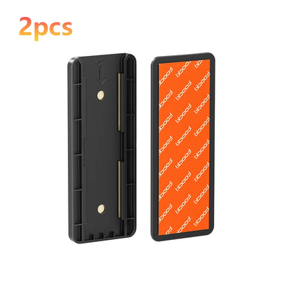 Self-Adhesive Power Socket Strip Fixator Wall Mounted Self Adhesive Punch Free Row Plug Holder for Kitchen Home Office